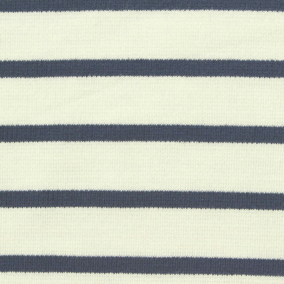 Dark Blue Stripes Ponte Knit, Polyester