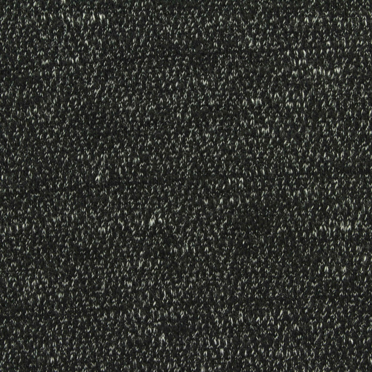 Black Marl Jacquard, Cotton-Poly, 270 gsm