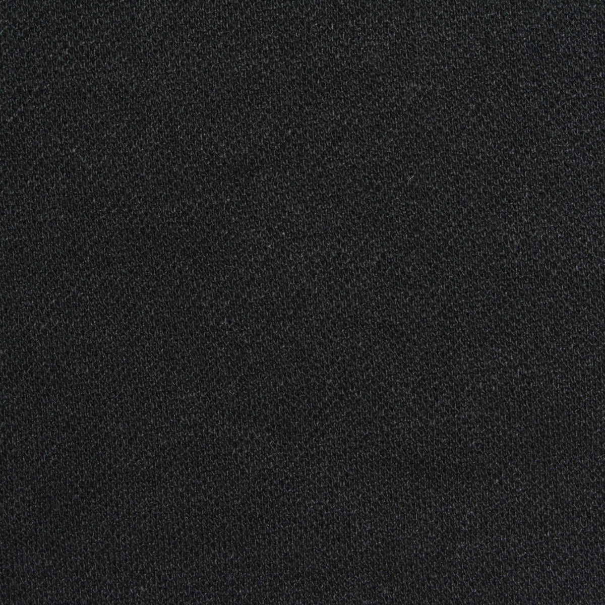 Jacquard Polyester Stretch Knit Fabric, 280 gsm, 140 cm — Black