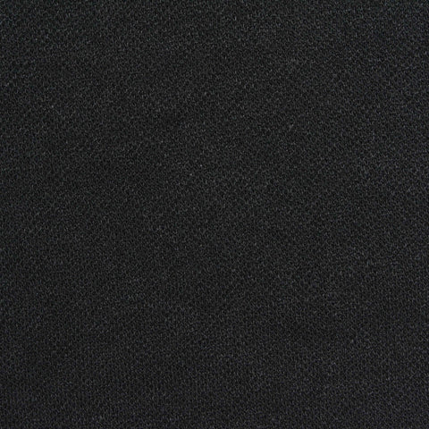 Jacquard Polyester Stretch Knit Fabric, 280 gsm, 140 cm — Black