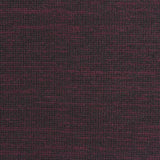 Dark Red Marl Rib Knit, Viscose-Poly