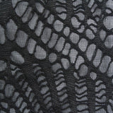 Black Openwork Jacquard, Polyester