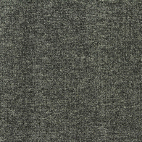 Dark Grey Heathered-Marl French Terry, Poly-Cotton, 330 gsm
