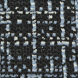 Light Blue Grid Jacquard, Poly-Cotton — texture