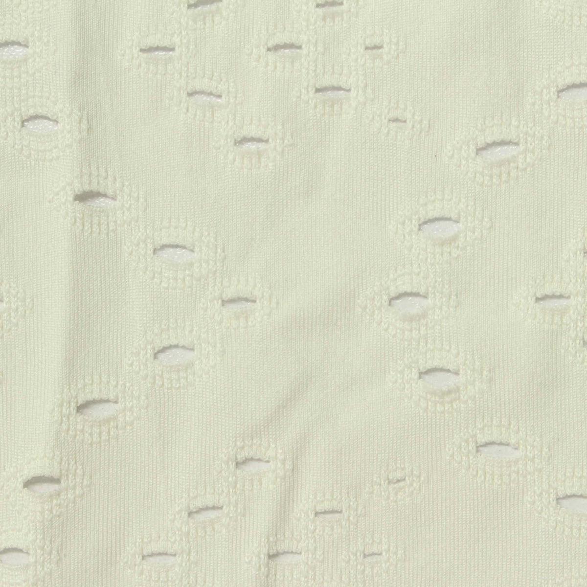Off-White Geometric Jacquard, Polyester, 200 gsm
