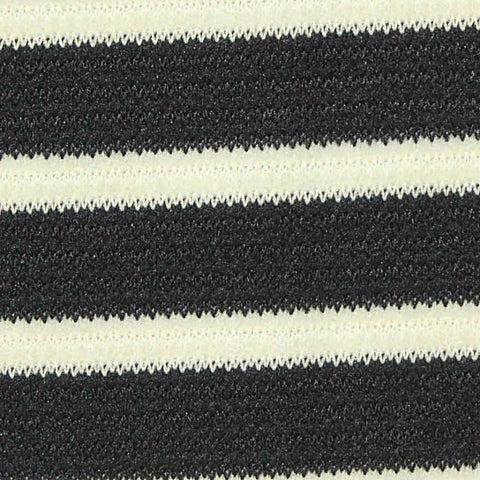 Dark Grey Stripes Knit, Polyester, 220 gsm, 175 cm