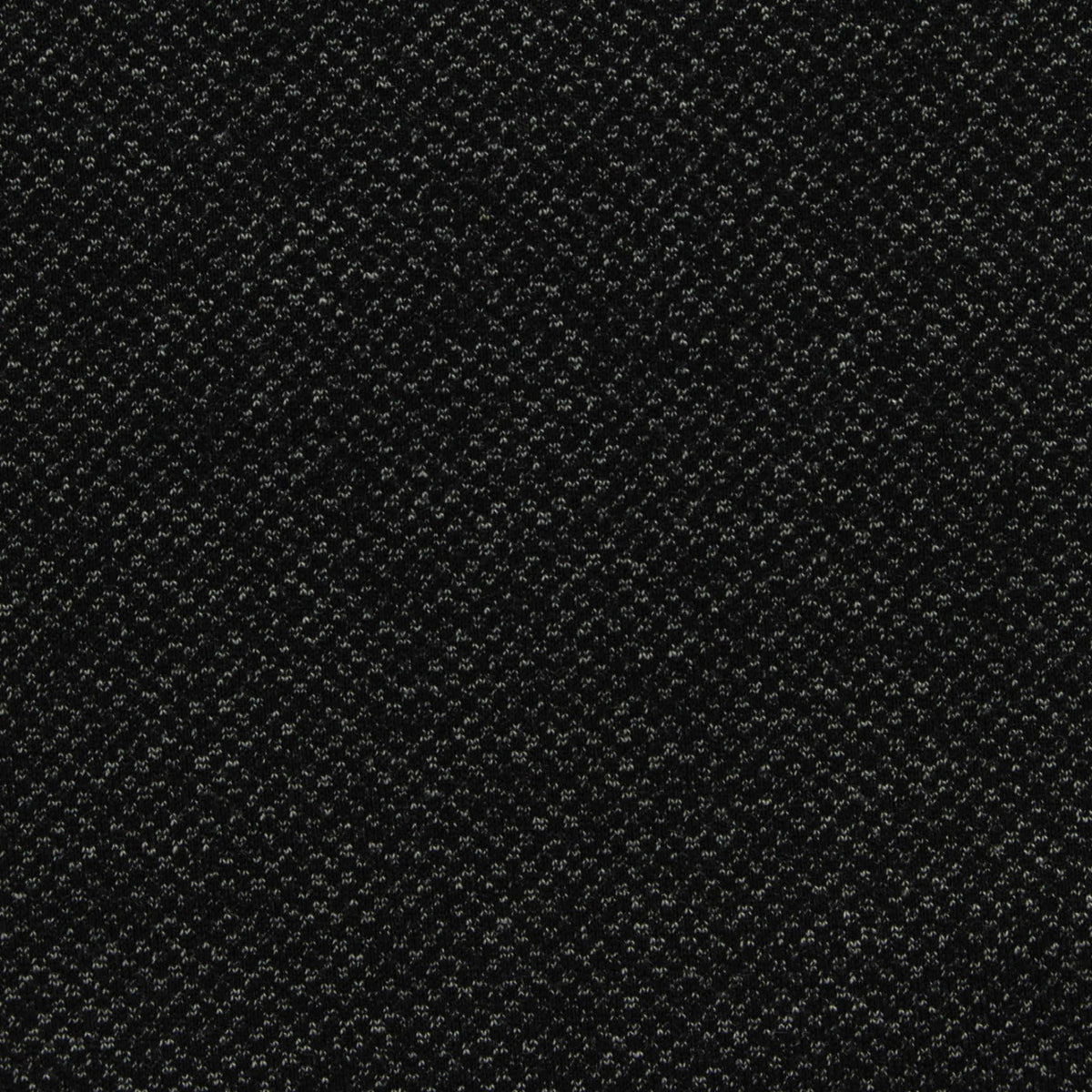 Black Marl Ponte Knit, Viscose-Nylon, 400 gsm
