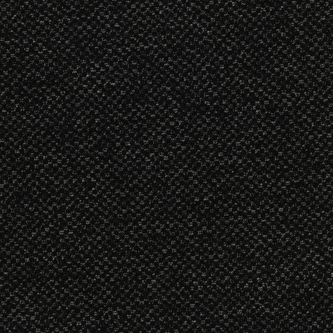 Black Marl Ponte Knit, Viscose-Nylon, 400 gsm