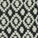Black Geometric-Diamond Jacquard, Polyester — texture
