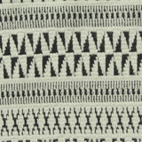 Black Horizontal-Band Jacquard, Viscose-Poly