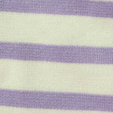 Striped Viscose Polyester Stretch Ponte Knit Fabric, 340 gsm, 155 cm — White — texture