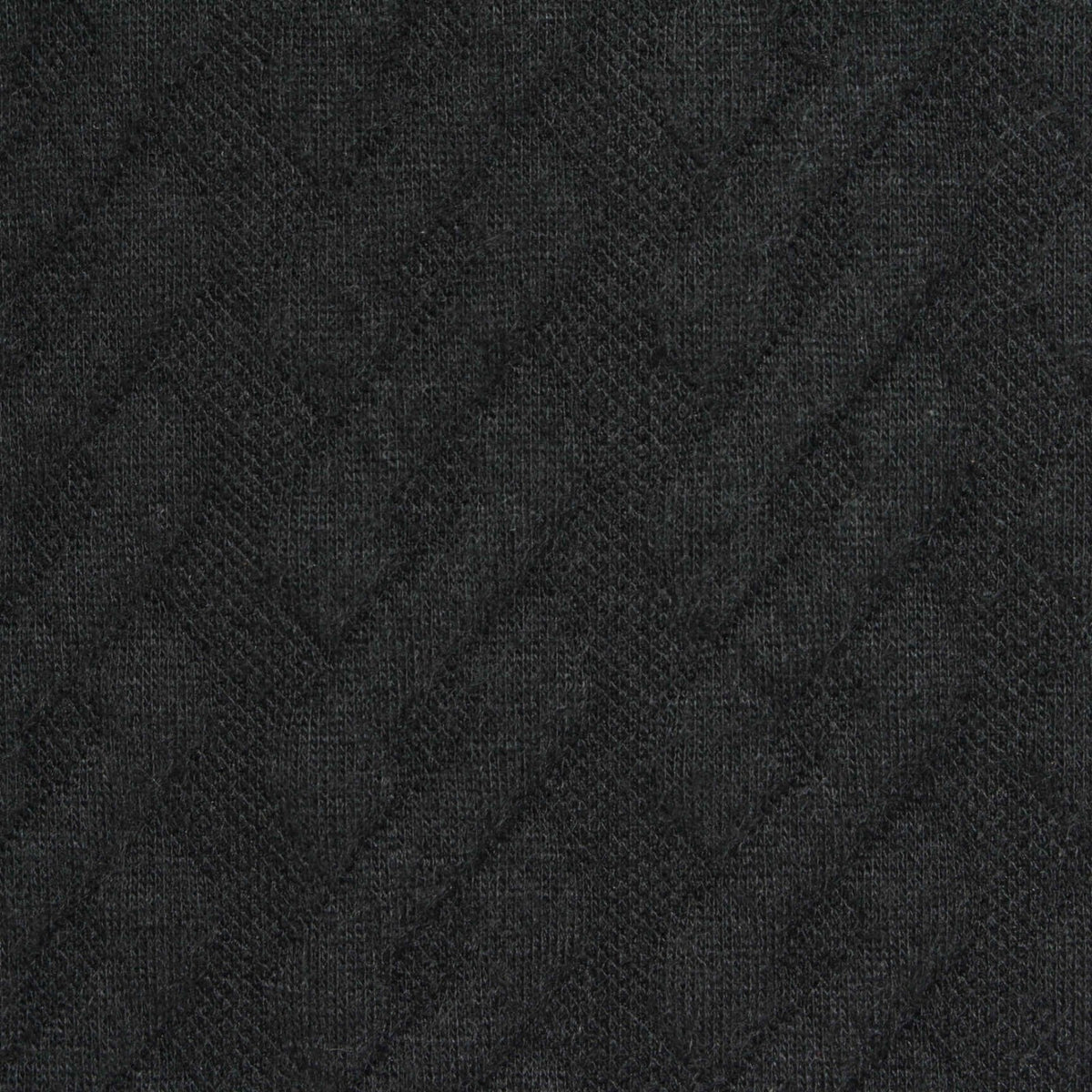 Dark Grey Diamond Jacquard, Polyester, 300 gsm