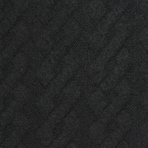Dark Grey Diamond Jacquard, Polyester, 300 gsm