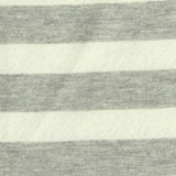 Light Grey Horizontal-Stripe Lace, Poly-Viscose