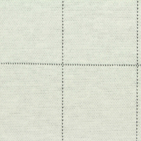 Dark Grey Check Jacquard, Poly-Viscose, 250 gsm