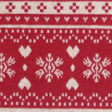 Red Hearts Jacquard, Viscose-Poly