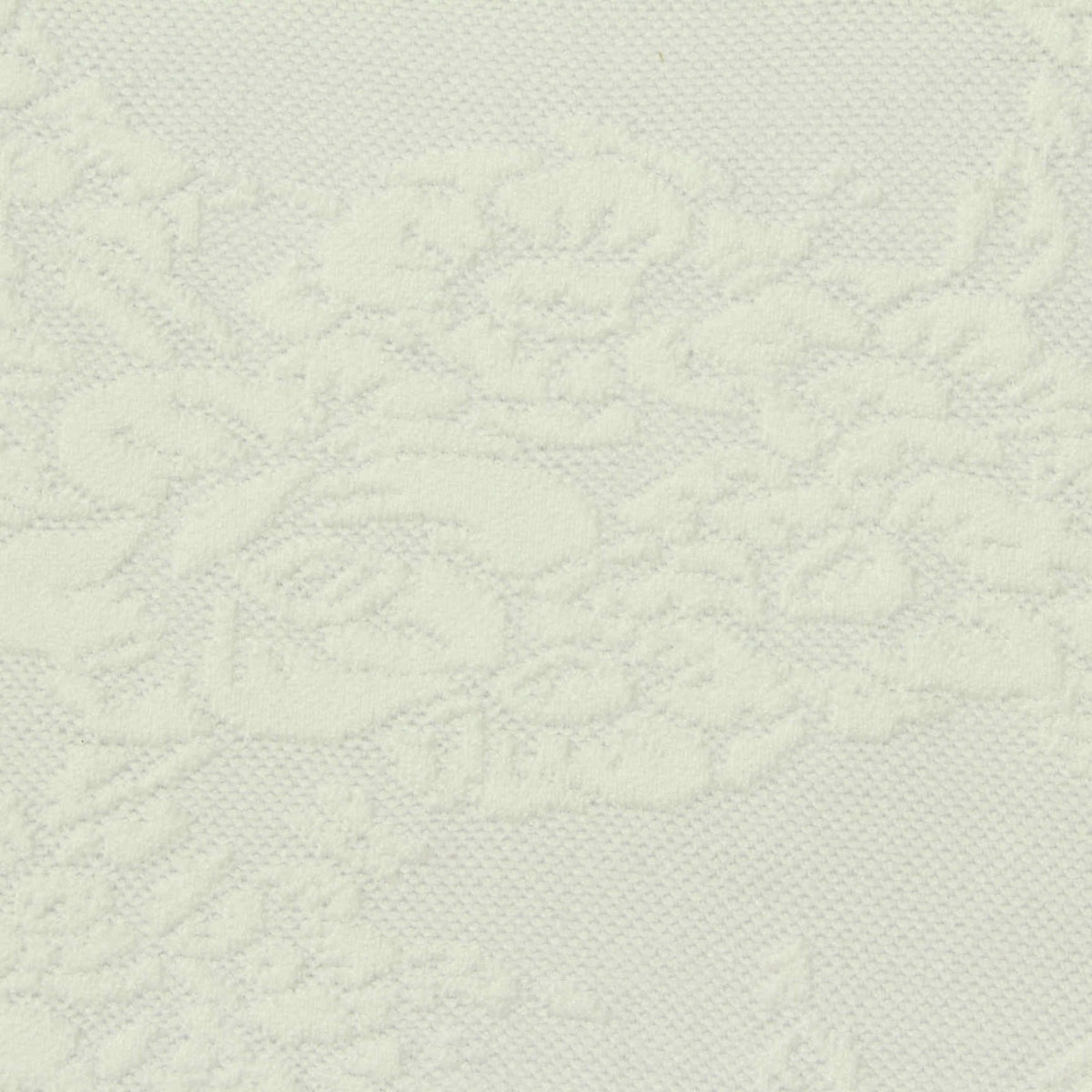 Beige Tone-on-Tone Floral Jacquard, Polyester, 200 gsm