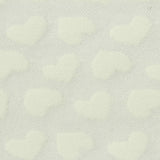 Off-White Hearts Jacquard, Polyester