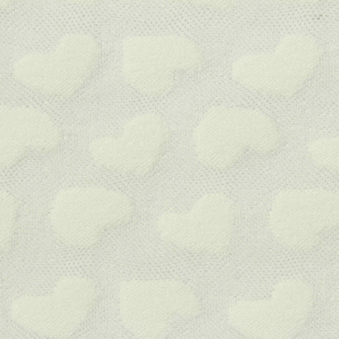 Off-White Hearts Jacquard, Polyester