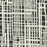Black Geometric Jacquard, Polyester — texture