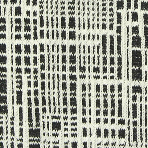 Black Geometric Jacquard, Polyester, 220 gsm