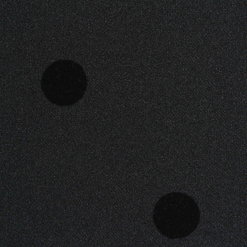 Black Dots Linen-Look, Polyester, 220 gsm