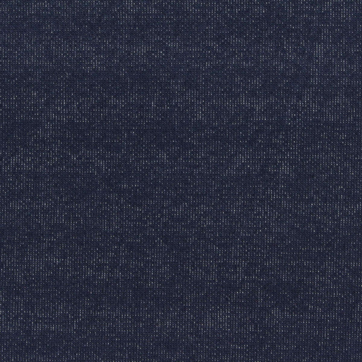 Dark Blue Marl Scuba Knit, Poly-Cotton, 370 gsm