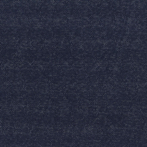 Dark Blue Marl Scuba Knit, Poly-Cotton, 370 gsm