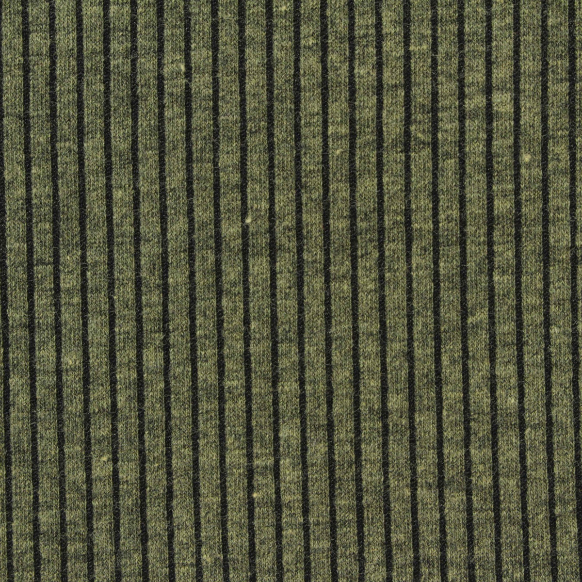 Black Stripe Jersey Knit, Poly-Cotton