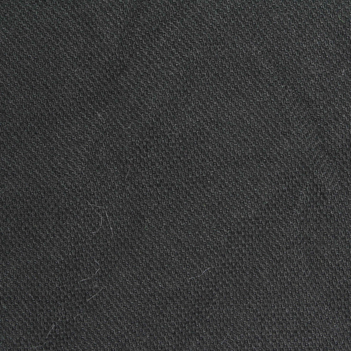 Cotton Polyester Piqué Knit Fabric, 250 gsm, 175 cm — Black
