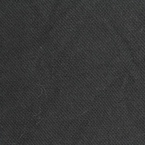 Cotton Polyester Piqué Knit Fabric, 250 gsm, 175 cm — Black