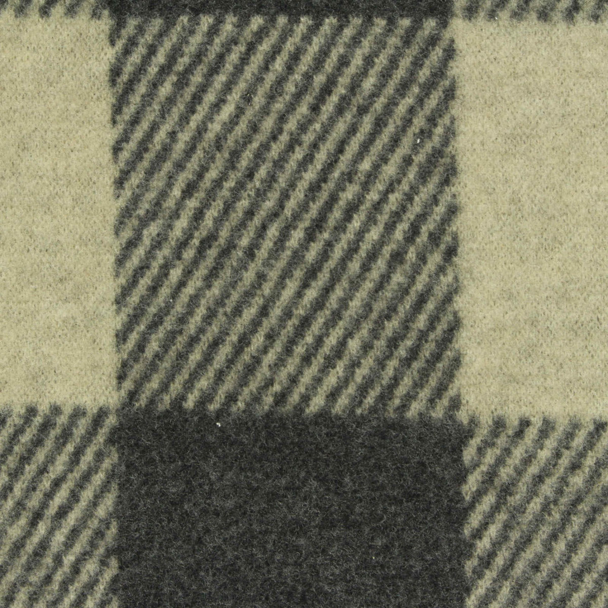 Dark Grey Plaid Jacquard, Poly-Viscose, 240 gsm