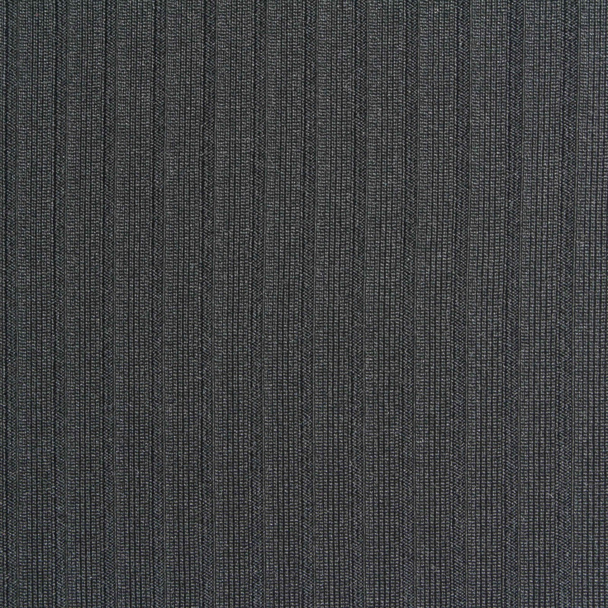 Dark Grey Heather Rib Knit, Polyester, 230 gsm