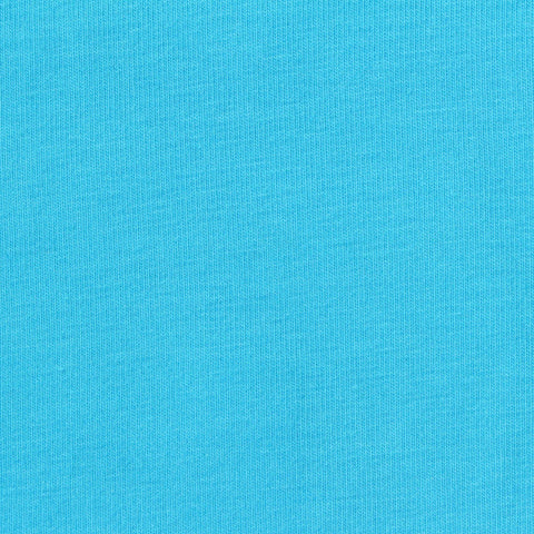 Cotton Stretch Jersey Knit Fabric, 190 gsm, 165 cm — Blue