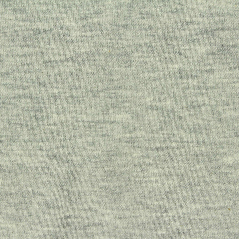 Light Grey Marl Jersey Knit, Cotton, 175 gsm