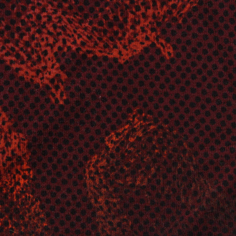 Printed Cotton Stretch Jersey Knit Fabric, 140 gsm, 186 cm — Red