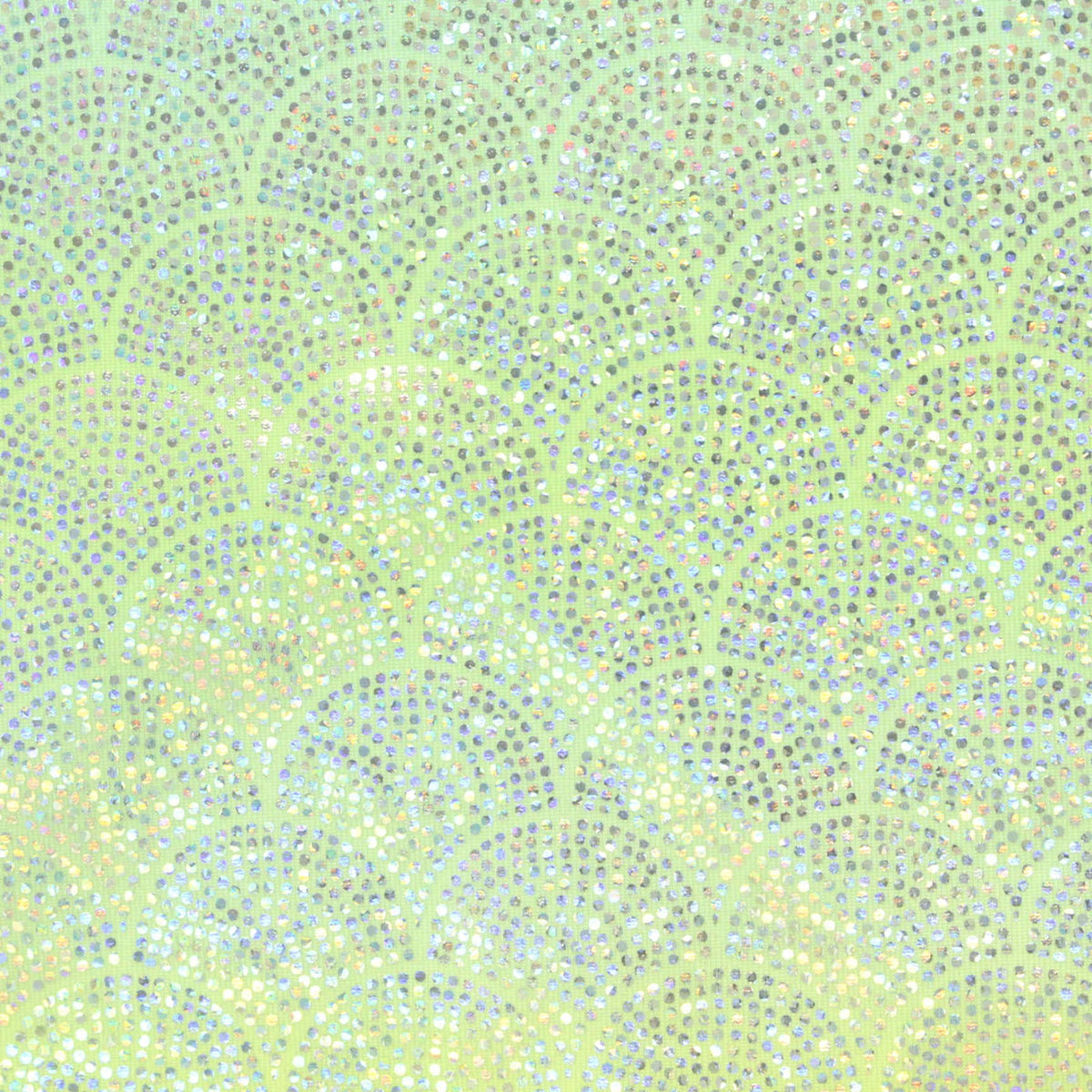 Green Iridescent-Dot Jersey Knit, Poly-Spandex