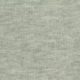 Light Grey Marl Rib Knit, Cotton-Poly