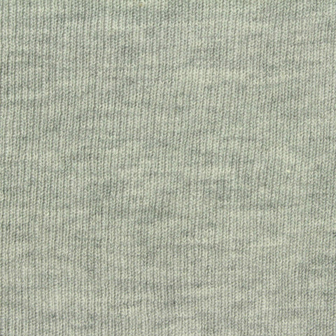 Light Grey Marl Rib Knit, Cotton-Poly, 210 gsm, 160 cm