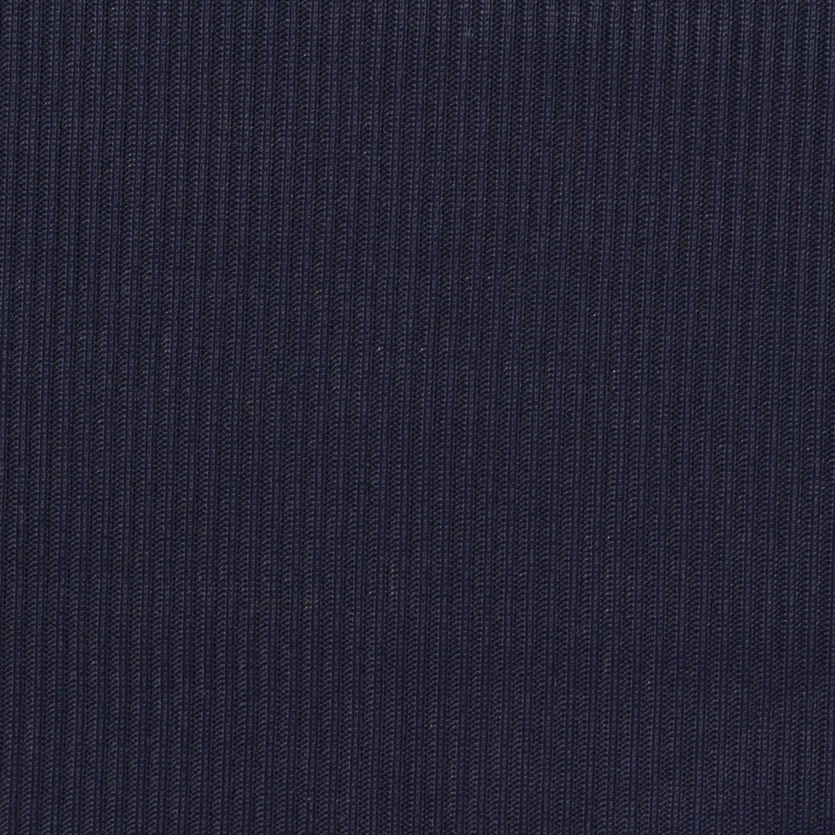 Nylon Stretch Rib Knit Fabric, 150 gsm, 163 cm — Navy