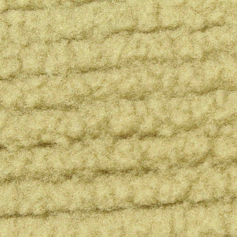 Striped 100% Polyester Sherpa Fleece Fabric, 272 gsm, 160 cm — Khaki