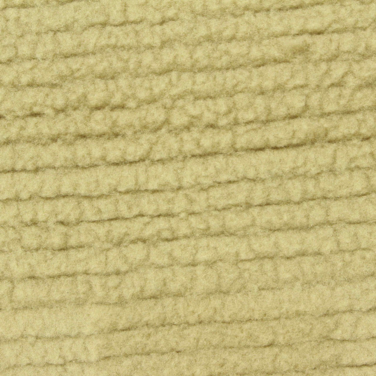 Striped 100% Polyester Sherpa Fleece Fabric, 272 gsm, 160 cm — Khaki