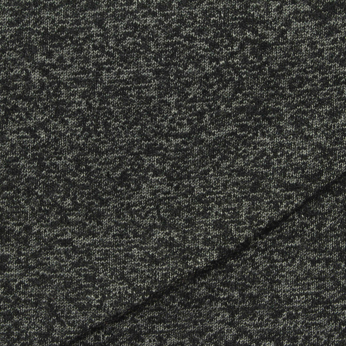 Dark Grey Marl Jersey Knit, Poly-Viscose, 180 gsm, 190 cm