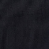 Nylon Stretch Rib Knit Fabric, 200 gsm, 140 cm — Navy