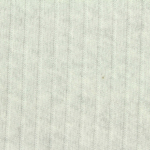 Polyester Stretch Rib Knit Fabric, 210 gsm, 155 cm — Grey