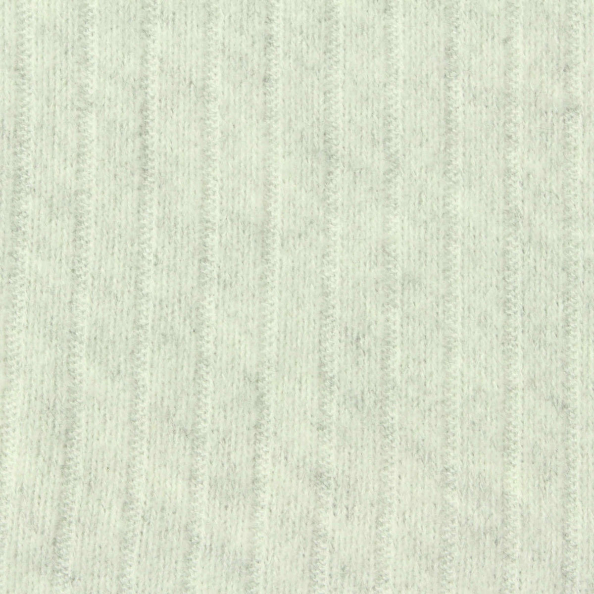 Light Grey Marl Rib Knit, Poly-Viscose, 240 gsm