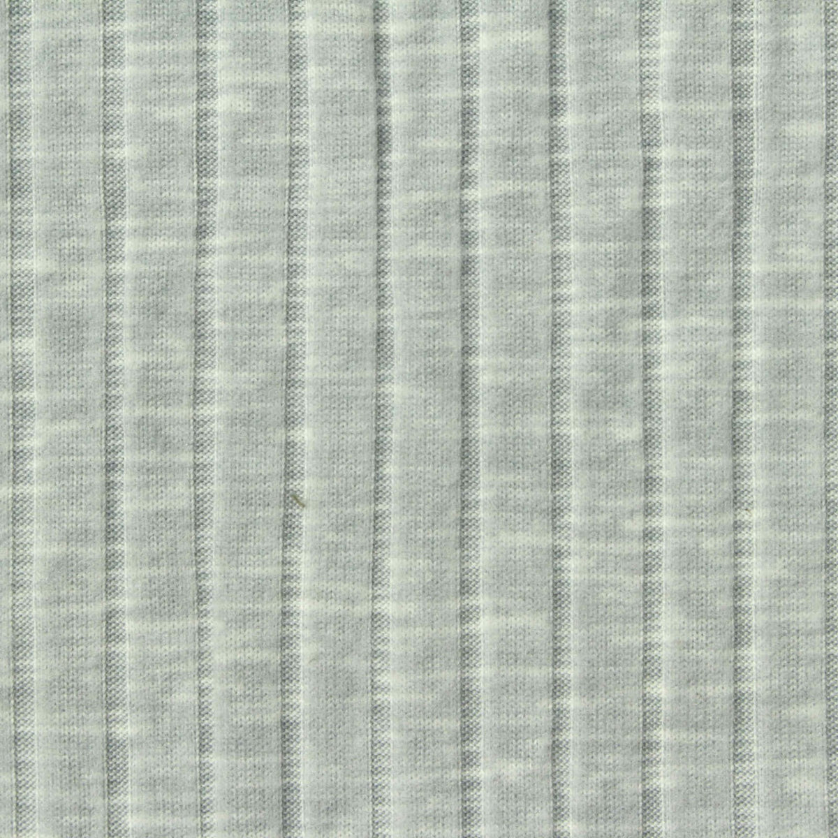 Printed Polyester Stretch Rib Knit Fabric, 144 gsm, 156 cm — Grey