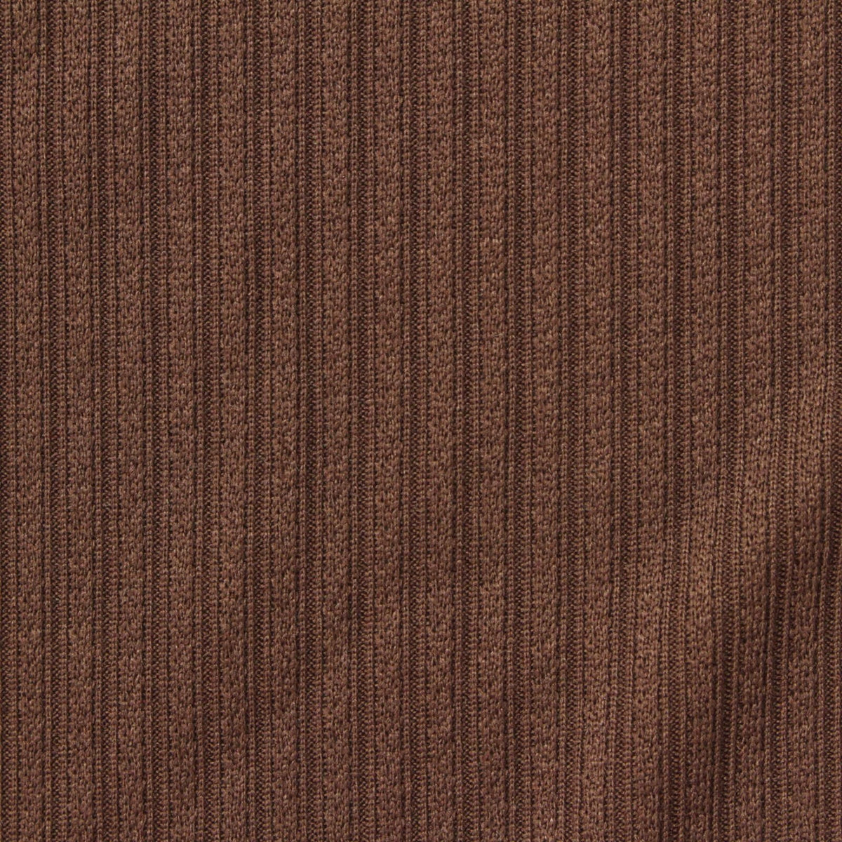 Jacquard Polyester Stretch Rib Knit Fabric, 207 gsm, 182 cm — Brown