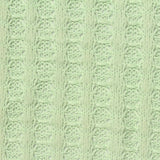 Light Green Textured Waffle Knit, Poly-Viscose