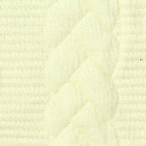 Yellow Horizontal-Line Jacquard, Poly-Cotton